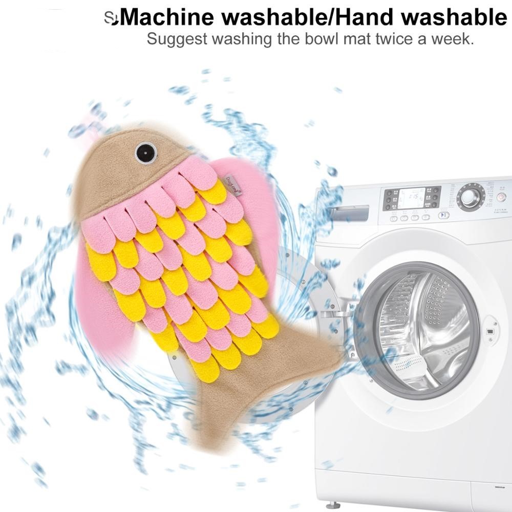 Fish-shaped sniffing blanket training cat toy sniffing pad